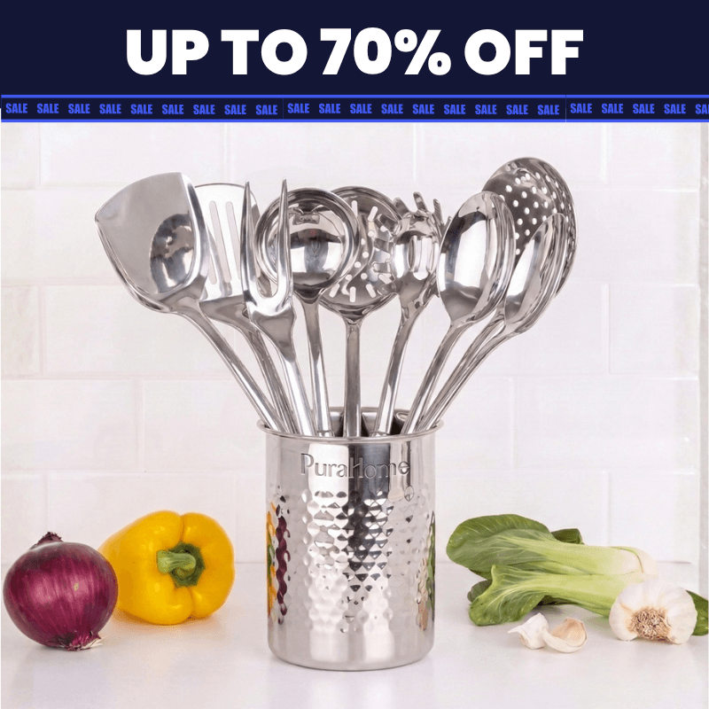 9-Piece Stainless Steel Utensil Set