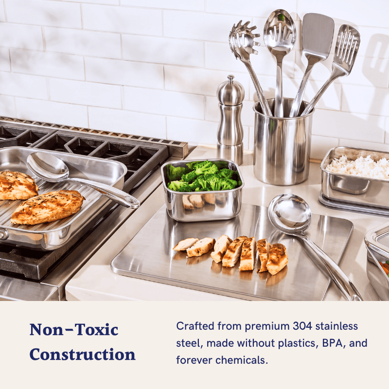 6-Piece Stainless Steel Utensil Set