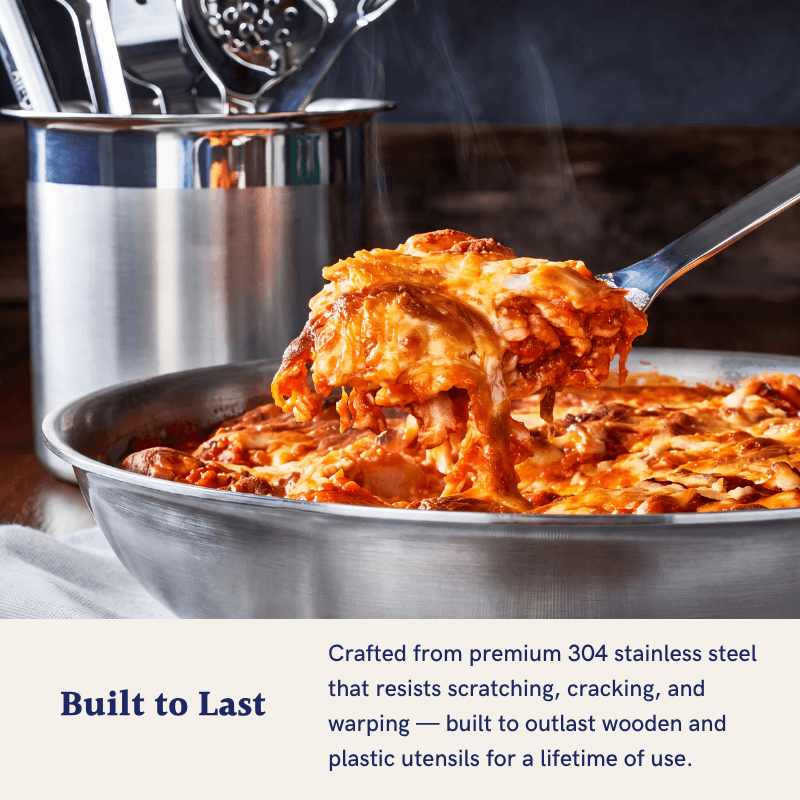 6-Piece Stainless Steel Utensil Set