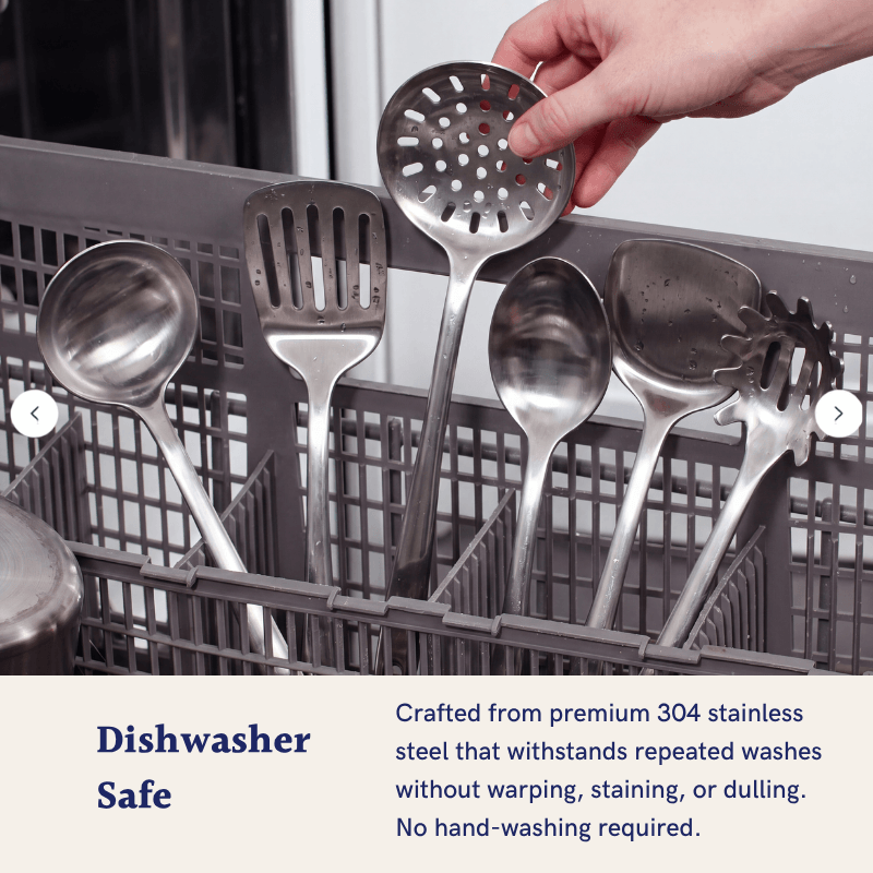 6-Piece Stainless Steel Utensil Set